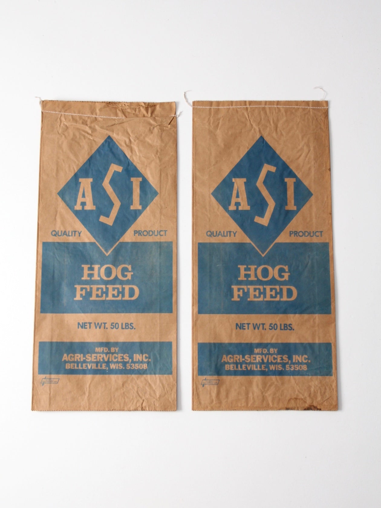 vintage ASI hog feed bag