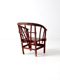 antique children's folk art chair