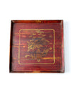 antique Chinese wood tray