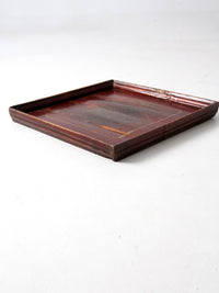 vintage Chinese wooden tray