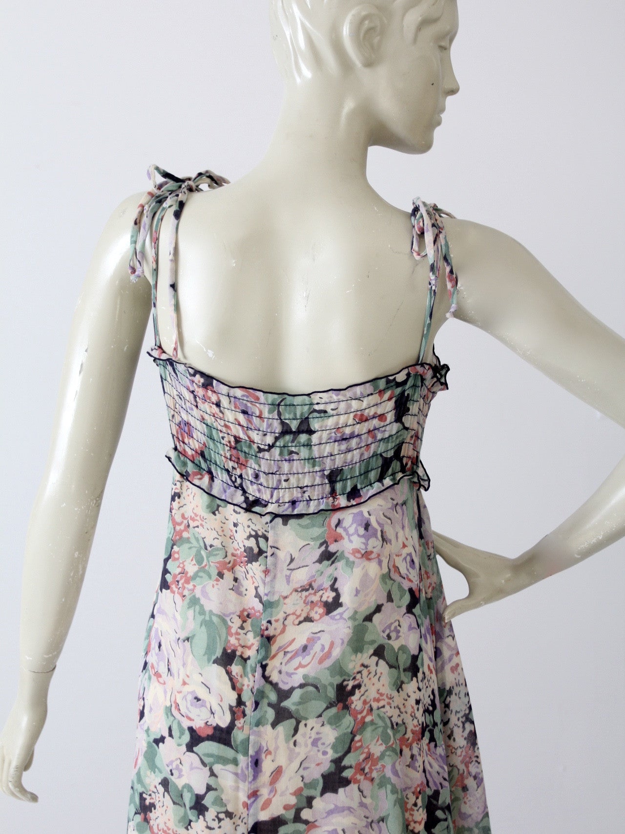 Vintage 70s Floral Maxi Sundress Vintage 70s Floral Maxi Sundress