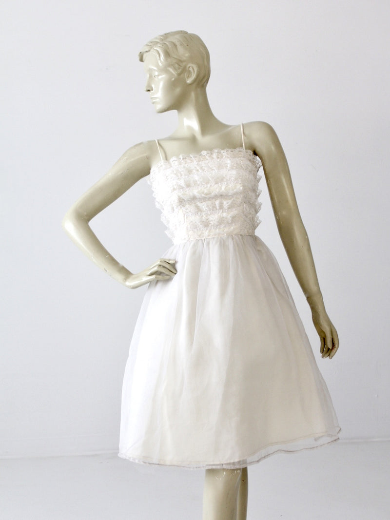 vintage 60s Saks Fifth Avenue white dress – 86 Vintage