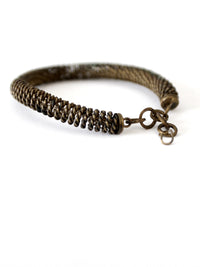 vintage coil wire bracelet