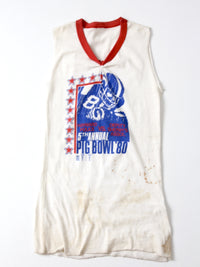 vintage Pig Bowl football tank top graphic tee
