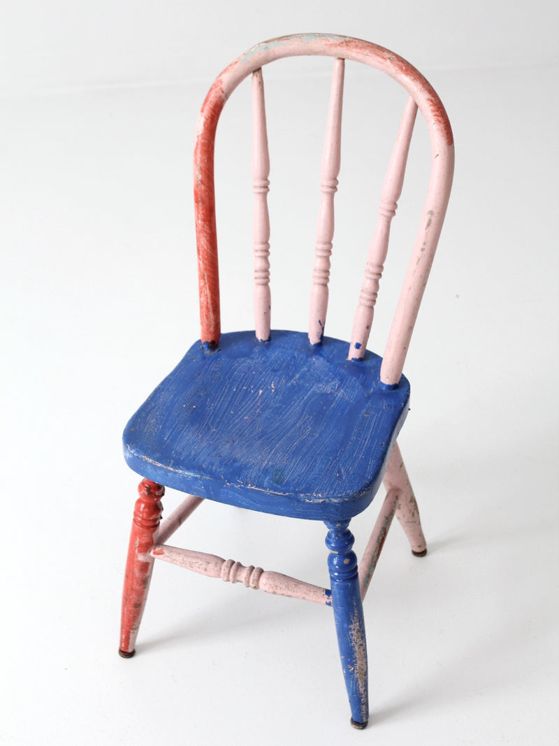children's vintage wood chair