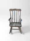 vintage child rocking chair