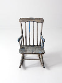 vintage child rocking chair