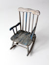 vintage child rocking chair