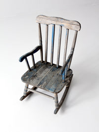 vintage child rocking chair