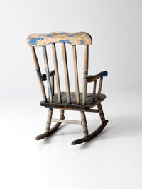 vintage child rocking chair