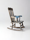 vintage child rocking chair