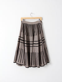 vintage striped full skirt