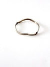 vintage wavy bangle bracelet