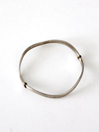 vintage wavy bangle bracelet