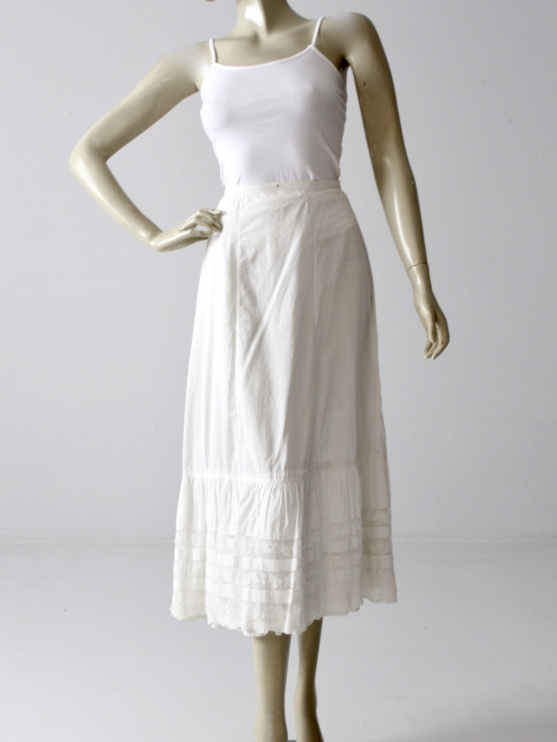 antique Victorian petticoat skirt