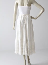 antique Victorian petticoat skirt
