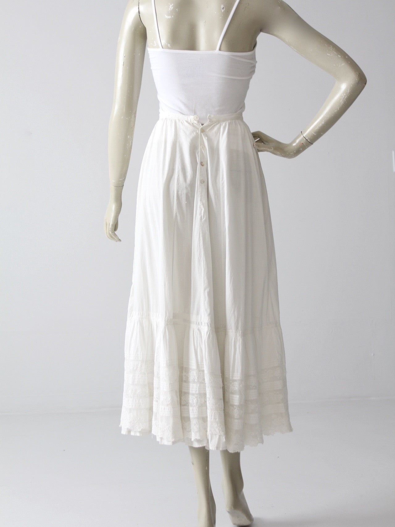 antique Victorian petticoat skirt