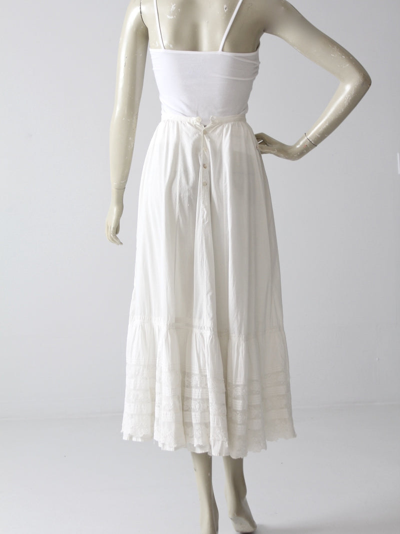 antique Victorian petticoat skirt