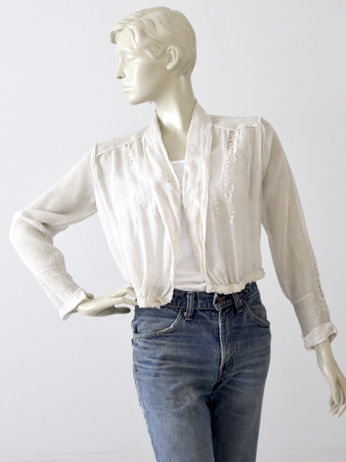 antique Edwardian blouse, the welworth