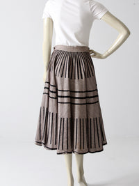 vintage 50s circle skirt