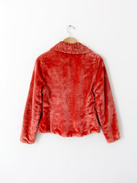 antique velvet jacket