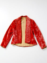 antique velvet jacket