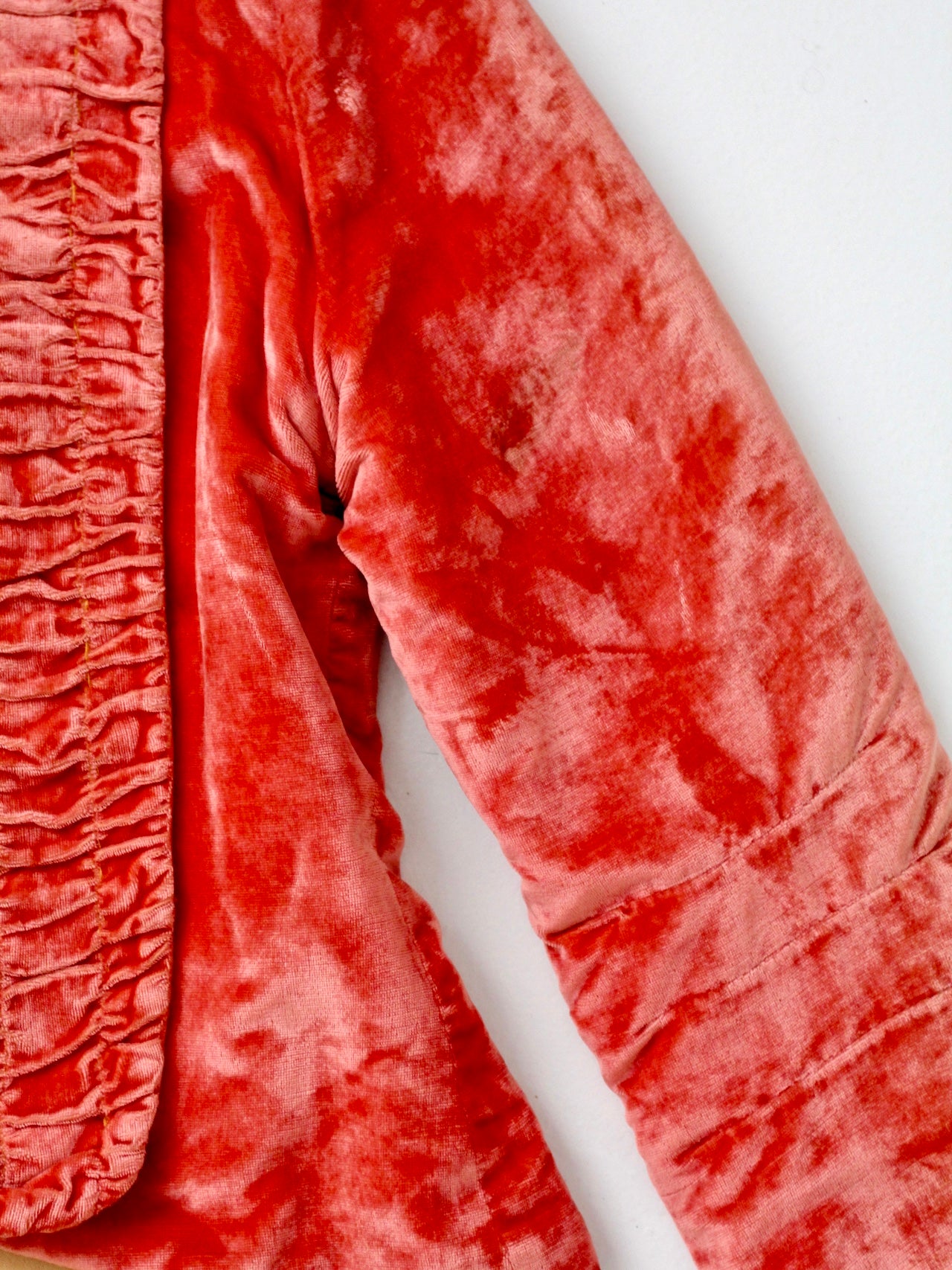 Crushed red velvet best sale jacket