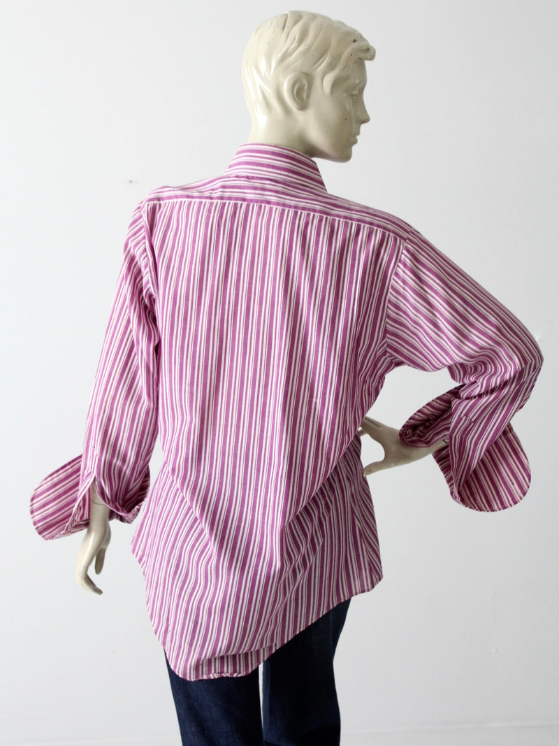 vintage striped menswear shirt