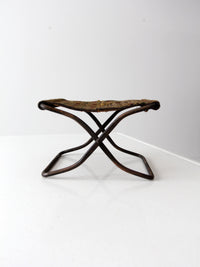antique Victorian buggy stool