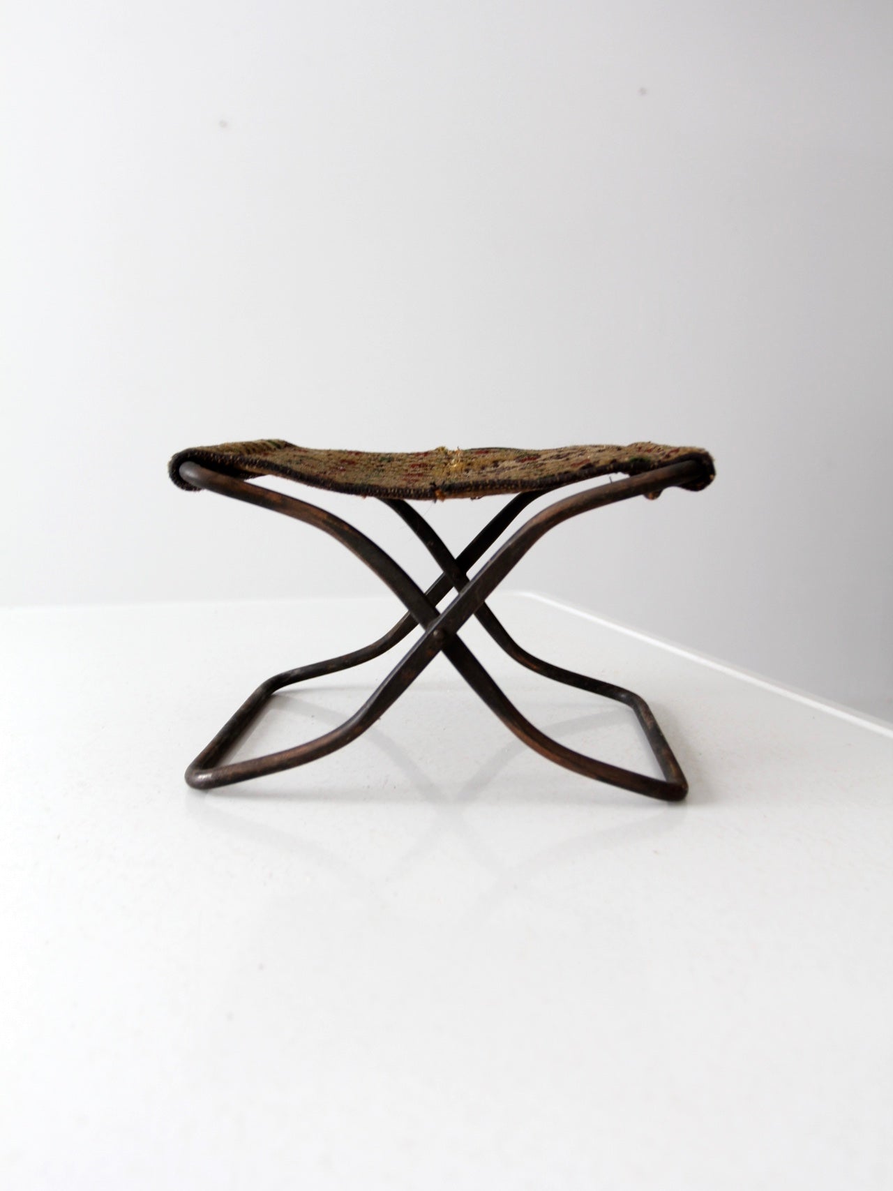 antique Victorian buggy stool