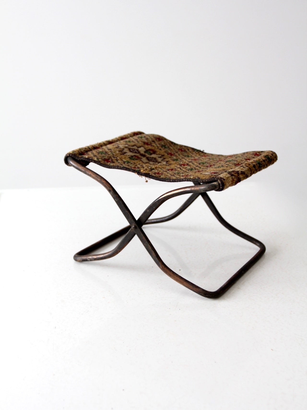 antique Victorian buggy stool