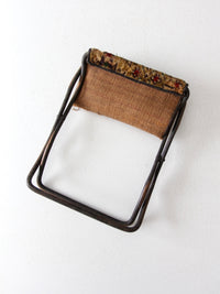 antique Victorian buggy stool