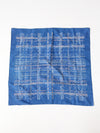 vintage blue summer hair scarf