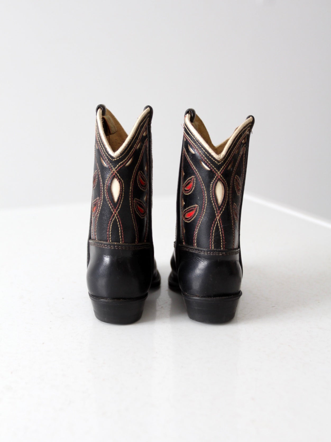 vintage children's black boots