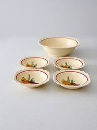 Homer Laughlin Mexicana decalware bowls