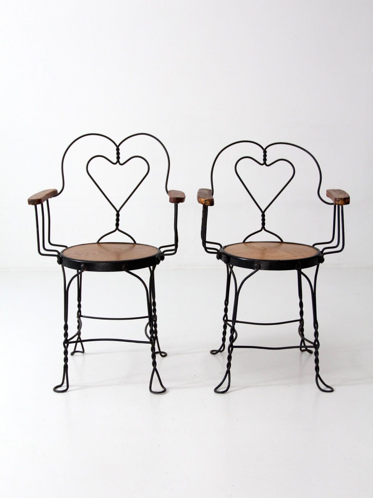 vintage ice cream parlor chairs