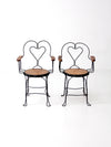 antique ice cream parlor chairs