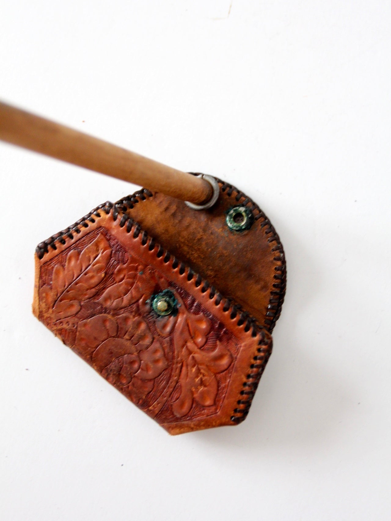 vintage leather coin purse