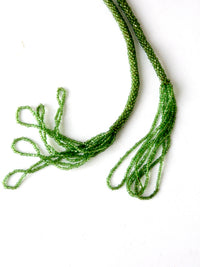 Victorian glass bead necklace
