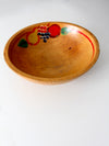 vintage wooden kitchen bowl