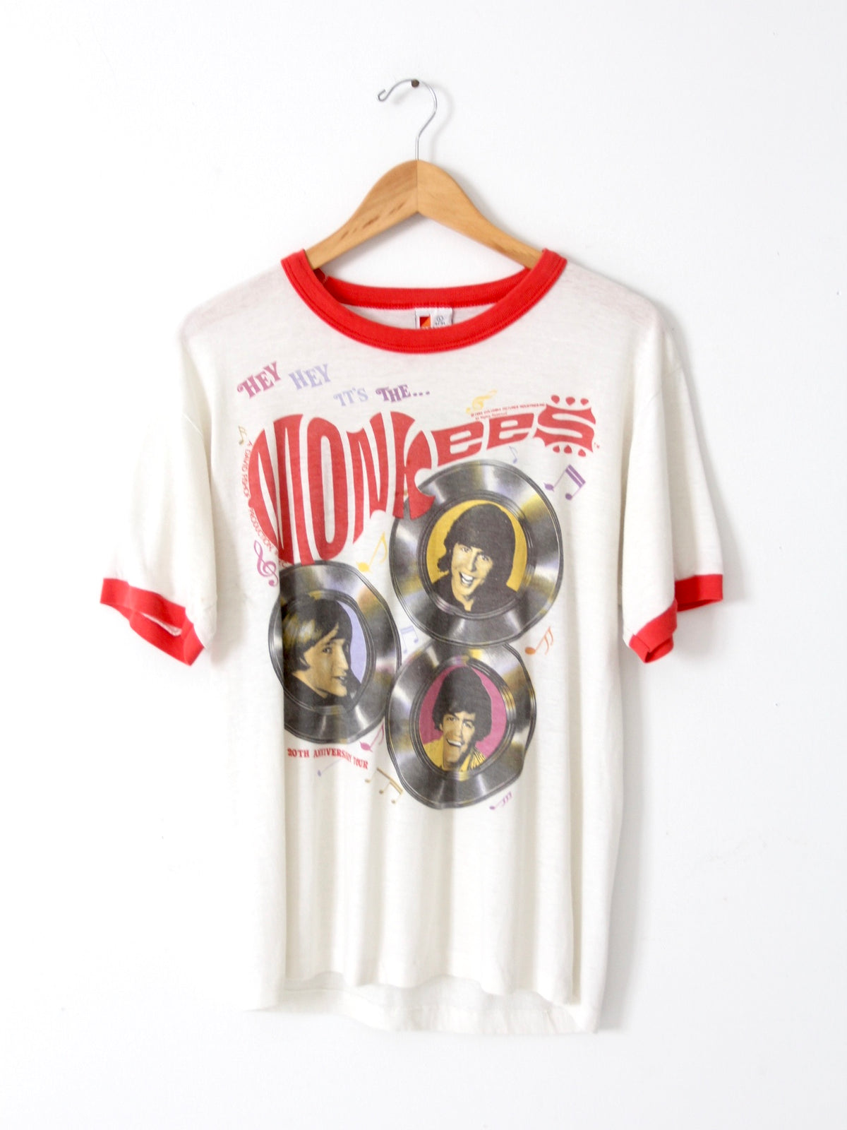 1986 Monkees Anniversary Tour band tee