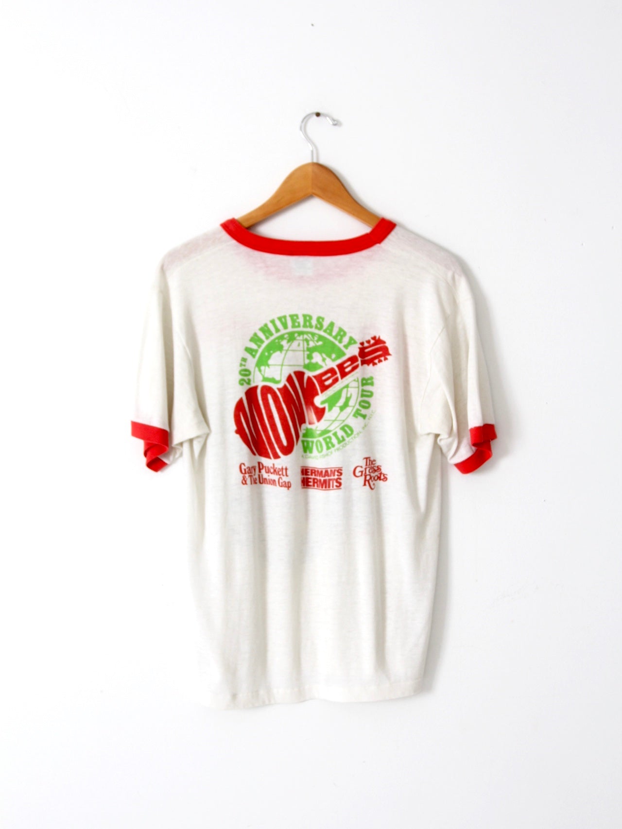 vintage Monkees Anniversary Tour band tee