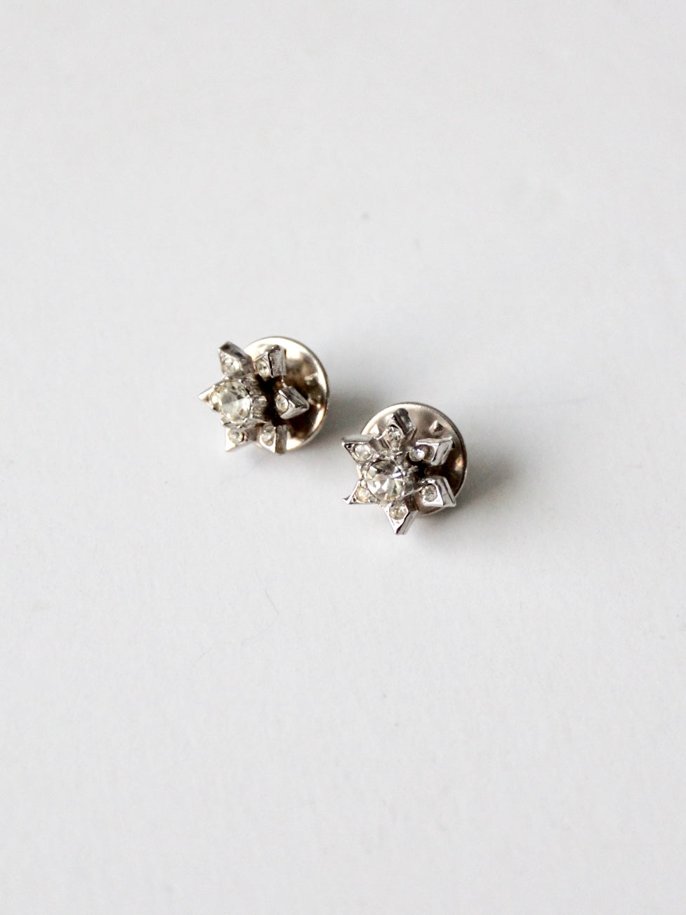 vintage rhinestone star pins tie tacks