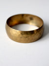 hammered brass stacking bracelet