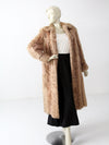 vintage long maxi fur coat