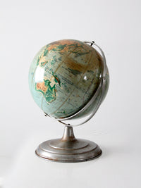 1960s world globe on stand