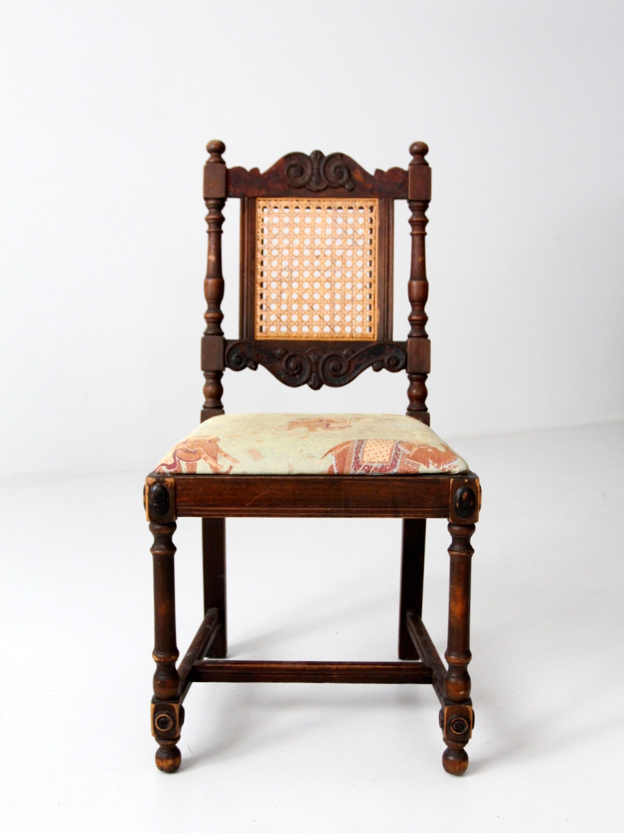 antique carved wood chair