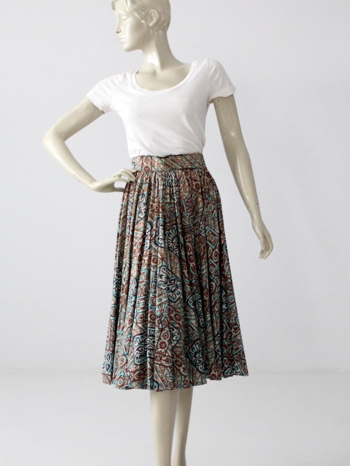 vintage southwestern full skirt