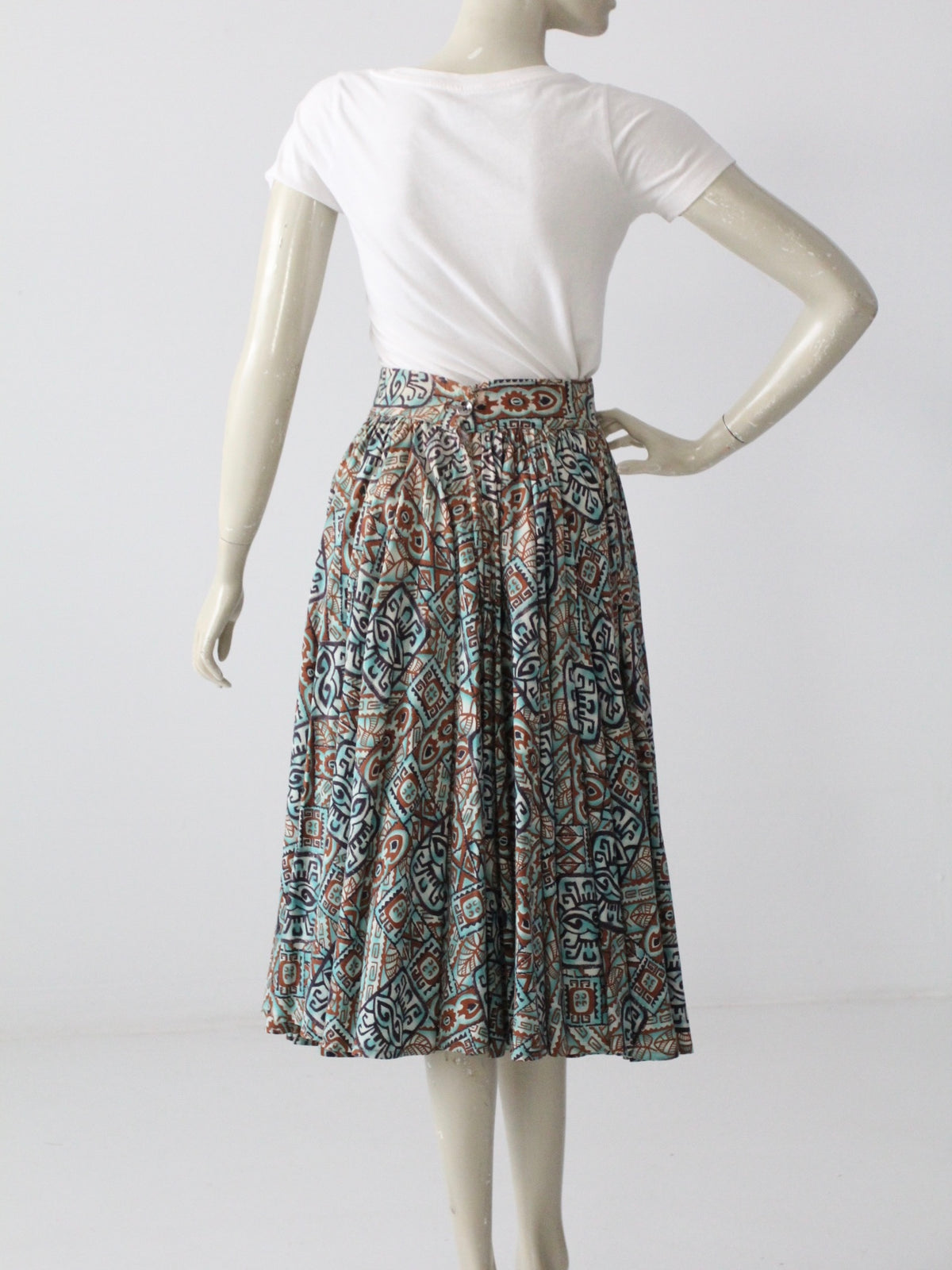 1950s southwestern circle skirt