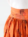 vintage 50s southwestern circle skirt